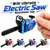 Pull Rope Power Saw Bag Pendant Plastic Logging Saw Toy  Gift Toy Key Decor