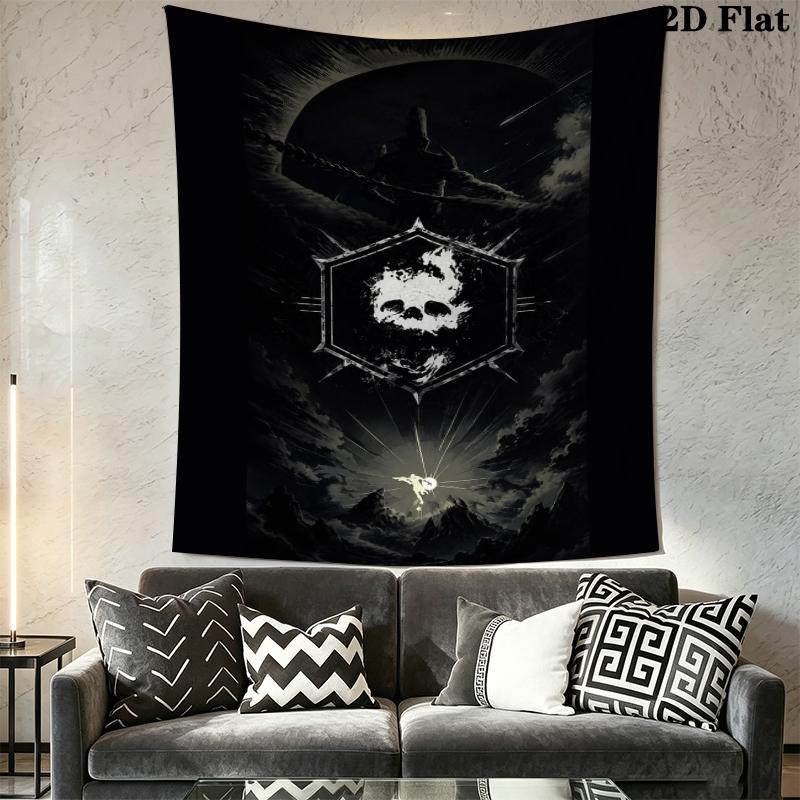 Tapiz de pared de Destiny 2 Colgante de pared estético Manta de tela impresa Tapices decorativos para dormitorio Sala de estar Decoración del hogar