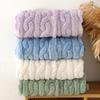 Women's Thick Cable Knit Cotton Vest