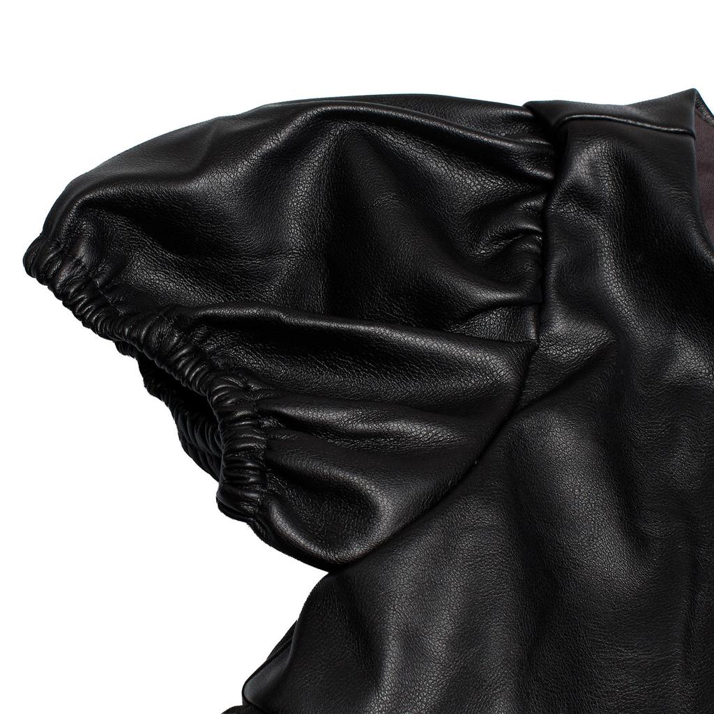 Leather Effect Dress with Matching Panties 783401 for Baby Girl