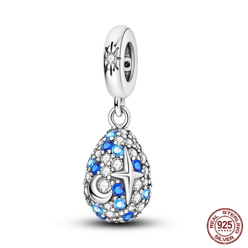 100% Copper Love Cross Bible Pendants Luminous Ufo Charms Beads Fit Qikaola Original Bracelet Fine Diy Jewelry Gift