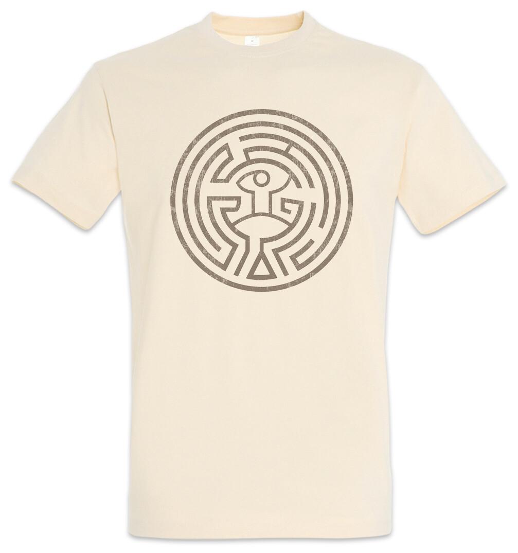 Maze Mens T-Shirt Mens Womens Tees Top Westworld Maze Circle Circle Head Head Tattoo The Maze XL