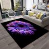 HD Nordic Daisy Sun Flowers 3D Carpet Rug for Home Living Room Bedroom Sofa Doormat Decor,kids Play Area Rug Non-slip Floor Mat