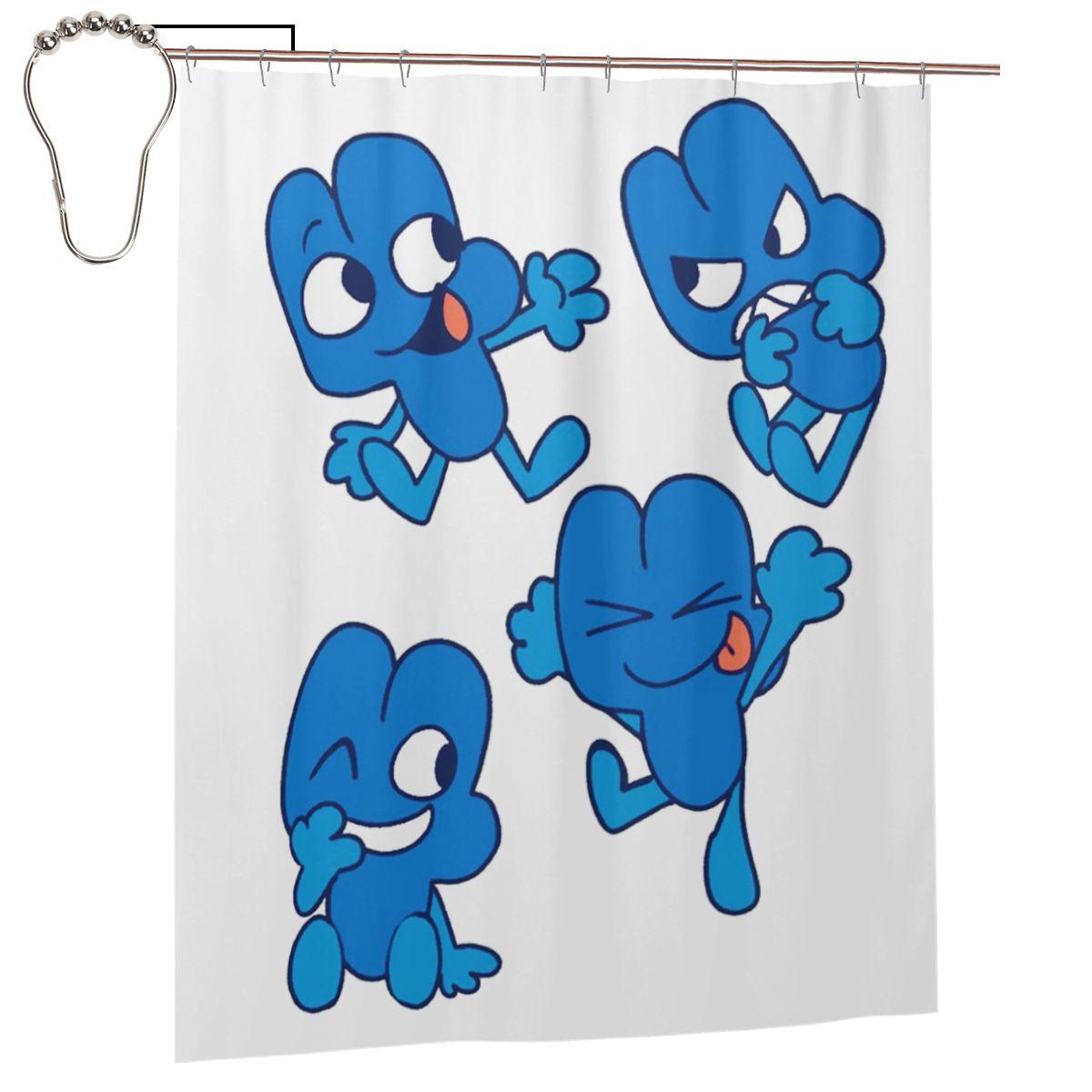 

Bfdi Four Bfb Shower Curtain Bathroom Polyester Waterproof Bath Curtains With Hooks W60H190(CM)-1 Pcs