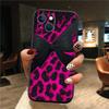 IK43 Leopard Printing Pink Phone Case for Samsung Galaxy S20 S21 S22 Ultra FE + Plus A21S A22 A24 A25 A26 A30 A30S A31
