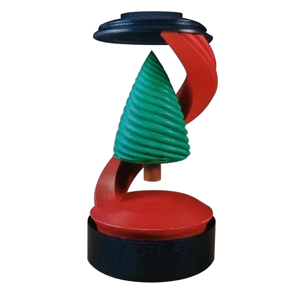 3D Printed Christmas Colorful Decorative Rotating Christmas Tree Toy