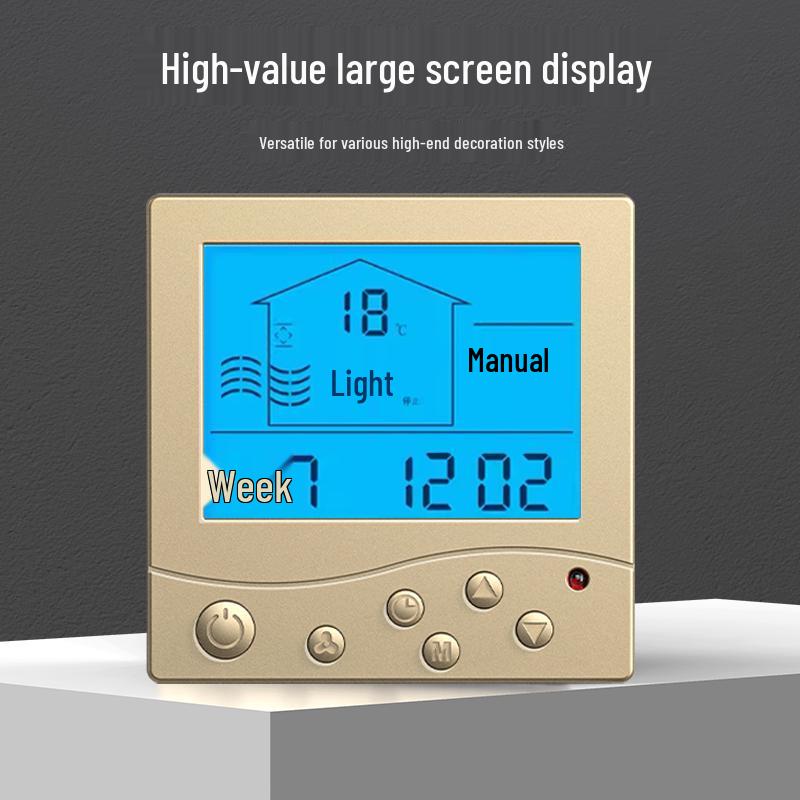 Universal Dual-Speed Exhaust Fan with Remote & LCD Control Panel
