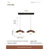 Chinese Walnut Creative Galaxy Pendant Light for Dining and Bedside