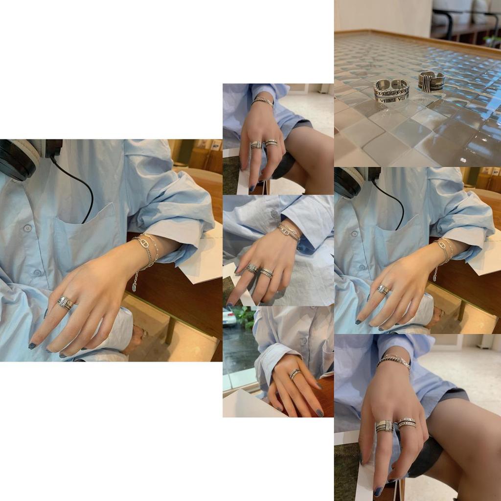 Elegant 925 Sterling Silver Woven Knot Ring For Women Trendy Geometric Design