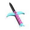 3D Printed Knife Toy, Foam Knife, Suitable For Game Role Playing, Weapons, Halloween And Party, Halloween Costume Accessories Red
