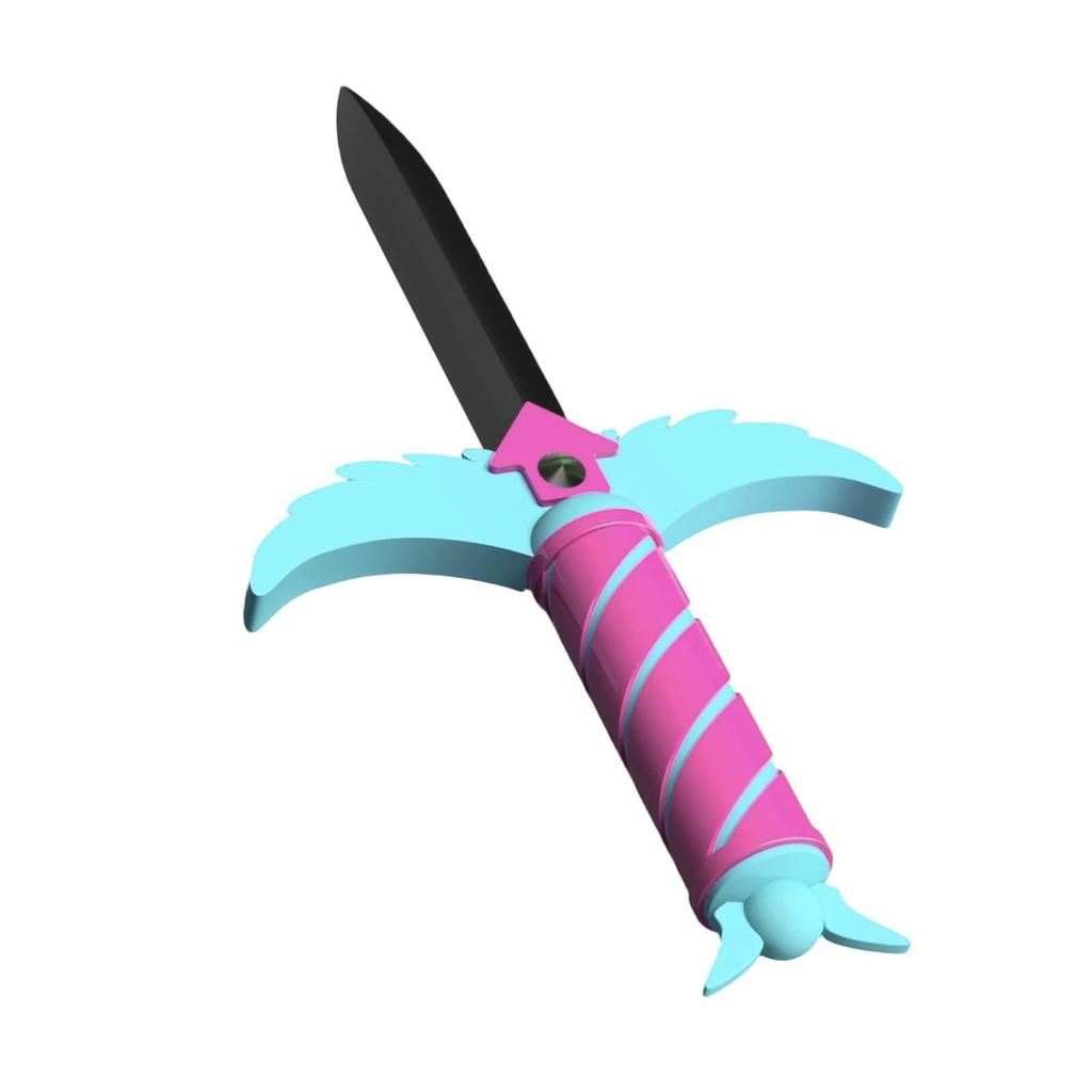 3D Printed Knife Toy, Foam Knife, Suitable For Game Role Playing, Weapons, Halloween And Party, Halloween Costume Accessories Red