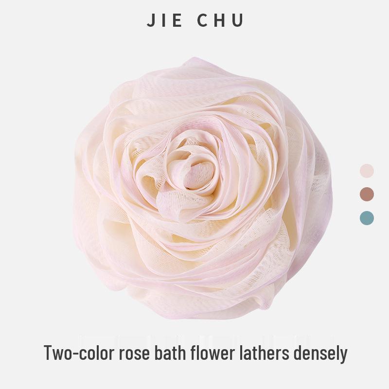 Luxurious Rose Bath Bomb for Women - Dense Foam, Non-Dispersing, with Large Bath Towel.