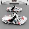 2024 Sommer Neue Herren Hausschuhe Outdoor Garten Clogs Männliche Freizeitschuhe Mode Luxus Sandalen Komfort Zuhause Weiche Hausschuhe 40-45