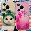 For Huawei Pura 70 Pro Plus Case Stylish Painted Cover Clear Silicone Phone Cases For Huawei Pura 70 Pro Pura70 Pro+ Soft Fundas