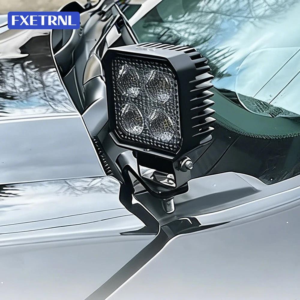 For Ford Ranger 2018 2019 2020 2021 2022 2023 2024 2025 Hood Light Bracket Mounting Pillar Ditch Pods LED Lighting Mount Holder