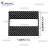 For Skoda Octavia 2015 2016 2017 2018 2019 2020 Soft Carbon Fiber Rear Seat Ashtray Panel Cover Trim Interior Decor Accessories.