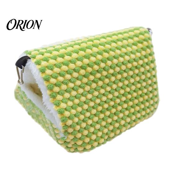 Warm Parrot Bed for Cage Hanging Plush Bed, Winter Bird Sleeping Hut, Cozy Fleece Hideout Hideaway Pet Birds Cave Accessory Cockatiels Budgies
