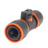 1PC Universal Garden Hose Adapter Double-End Quick Connect with Shutoff Valve Rust Resistant Fitting for Garden Watering Car Cleaning