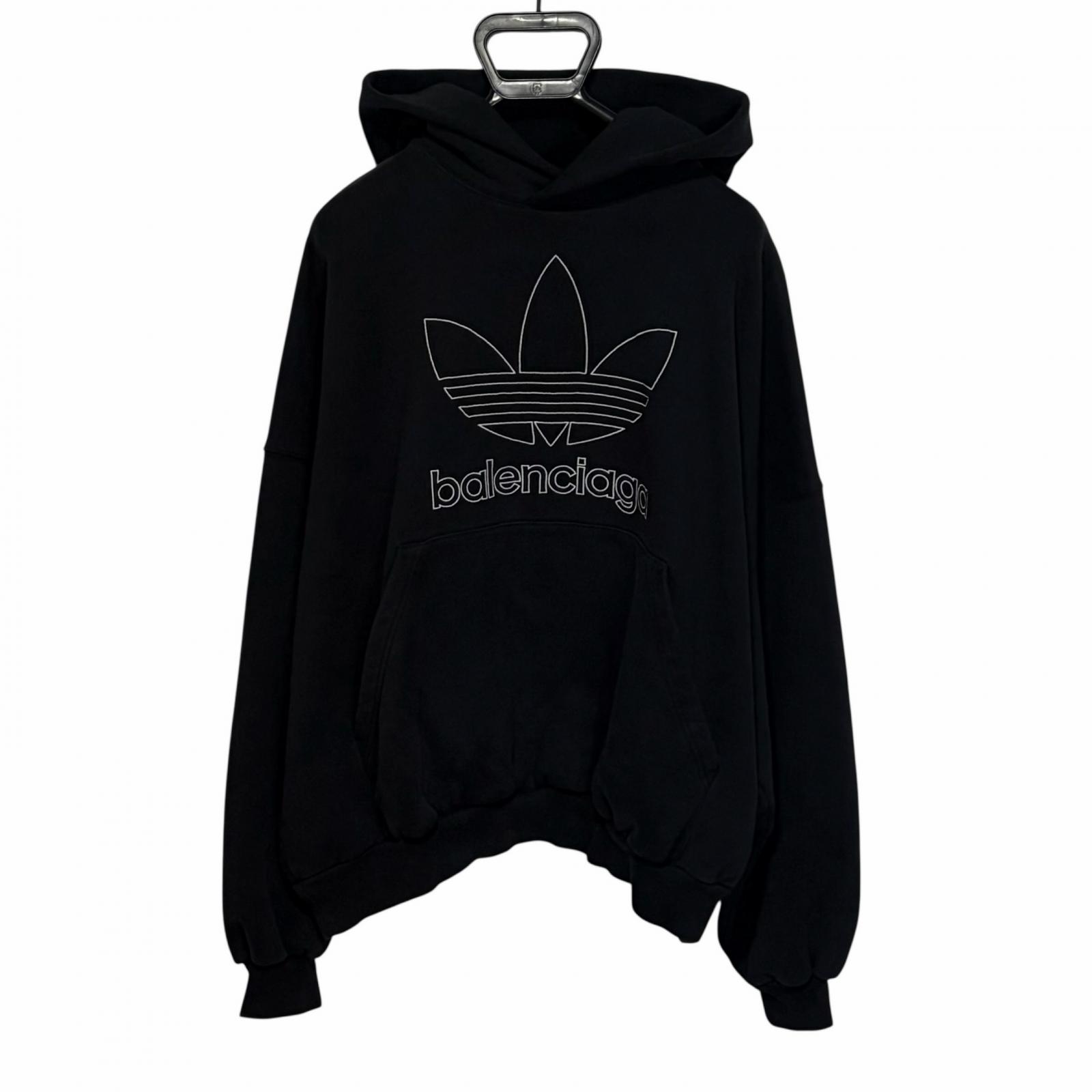 

Used BALENCIAGA BALENCIAGAxadidasParker black mens M чорний