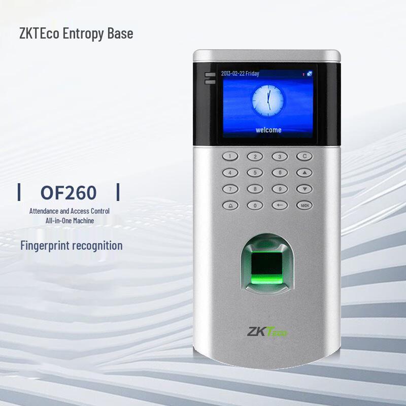 ZKTeco OF260 Fingerprint Access Control & Attendance System CN Plug (adapter Included)