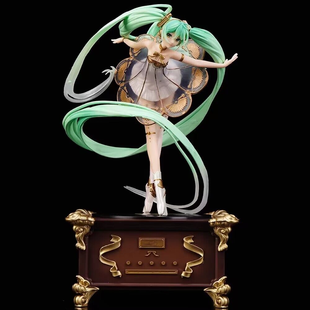 

VOCALOID Модель Хацунэ Мику Симфония 5-й Юбилей Аниме Девушка ПВХ Фигурка Действия Игрушка Музыкальная Шкатулка Статуя Коллекционная Модель Кукла No Retail Box