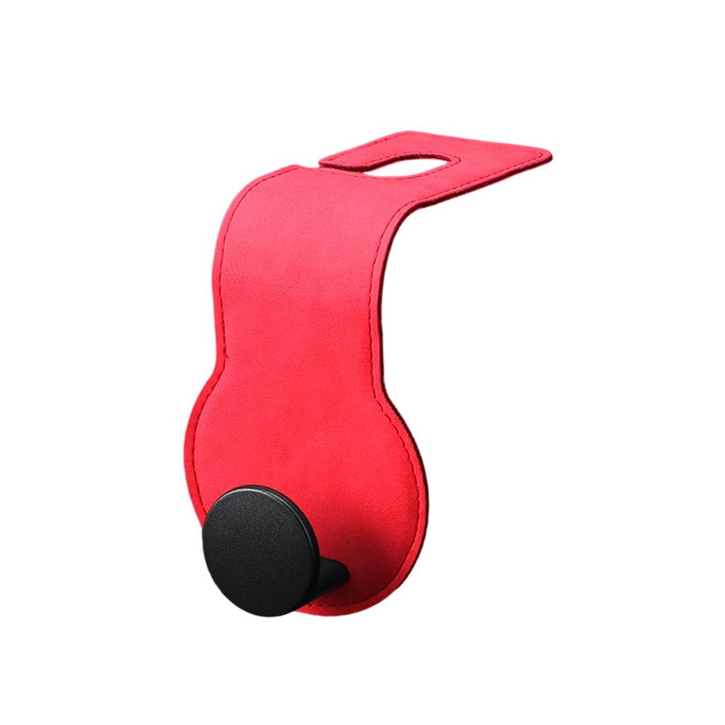 Space Saving Flip Design Car Hook with Metal Core & Velvet Finish Vehicle Headrest Hook for Smooth Interior Styling