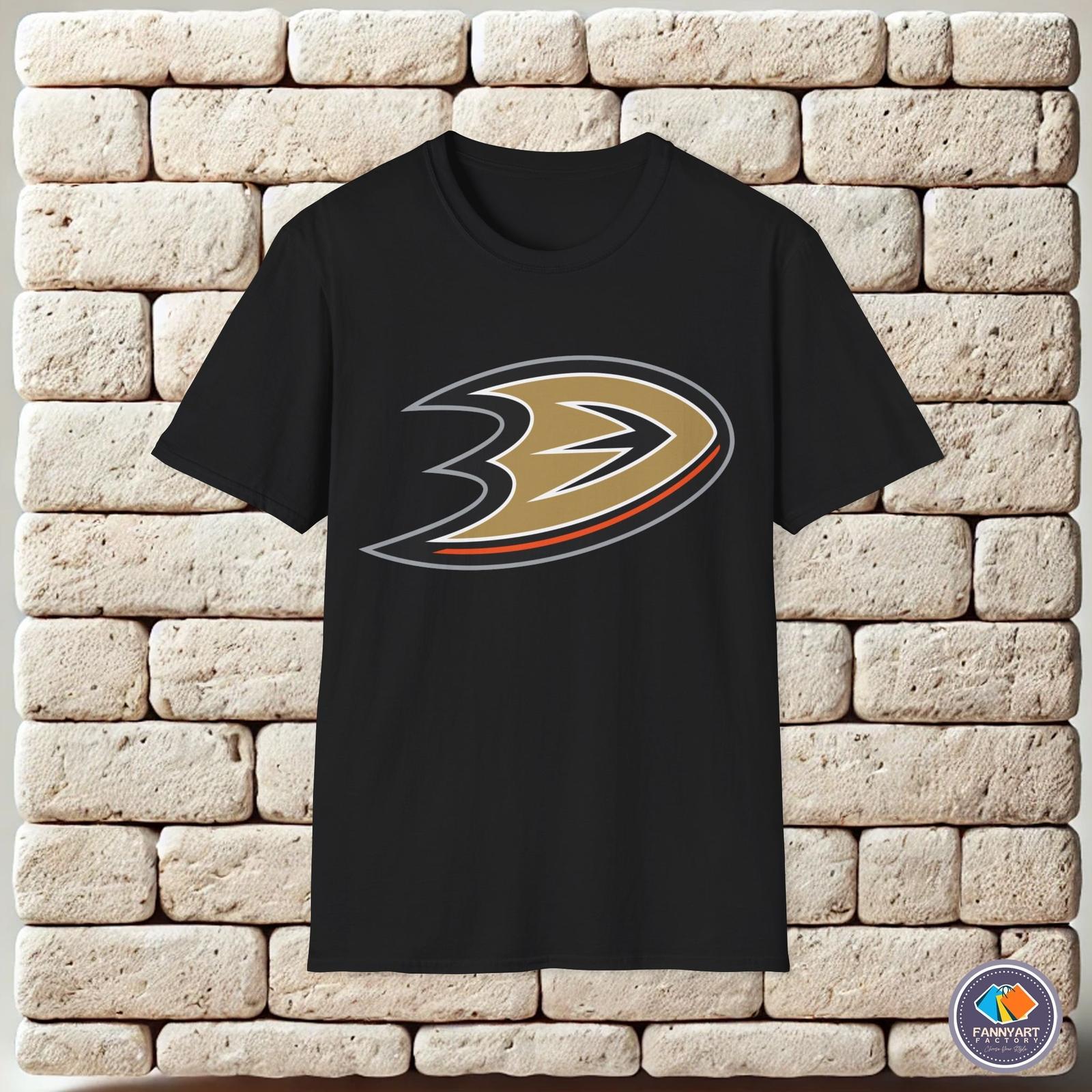 Anaheim Ducks NHL Club Logo Symbol Unisex T-Shirt S