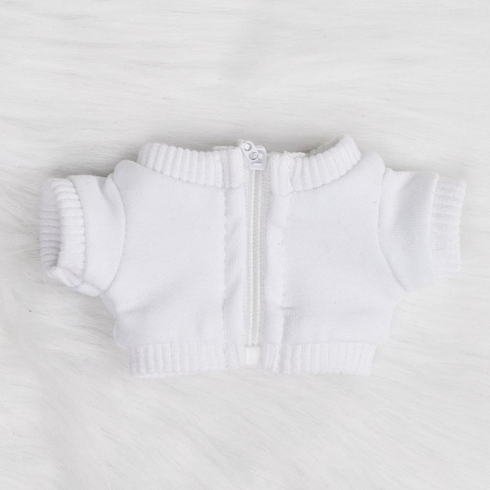 

17см Худи Макарон Лабубу Одежда для куклы (Без шляпы, на молнии) – Настраиваемый узор For 17CM Labubu