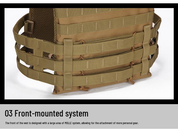 JPC Tactical Multifunctional Camouflage Weighted Vest - MOLLE Military Combat.