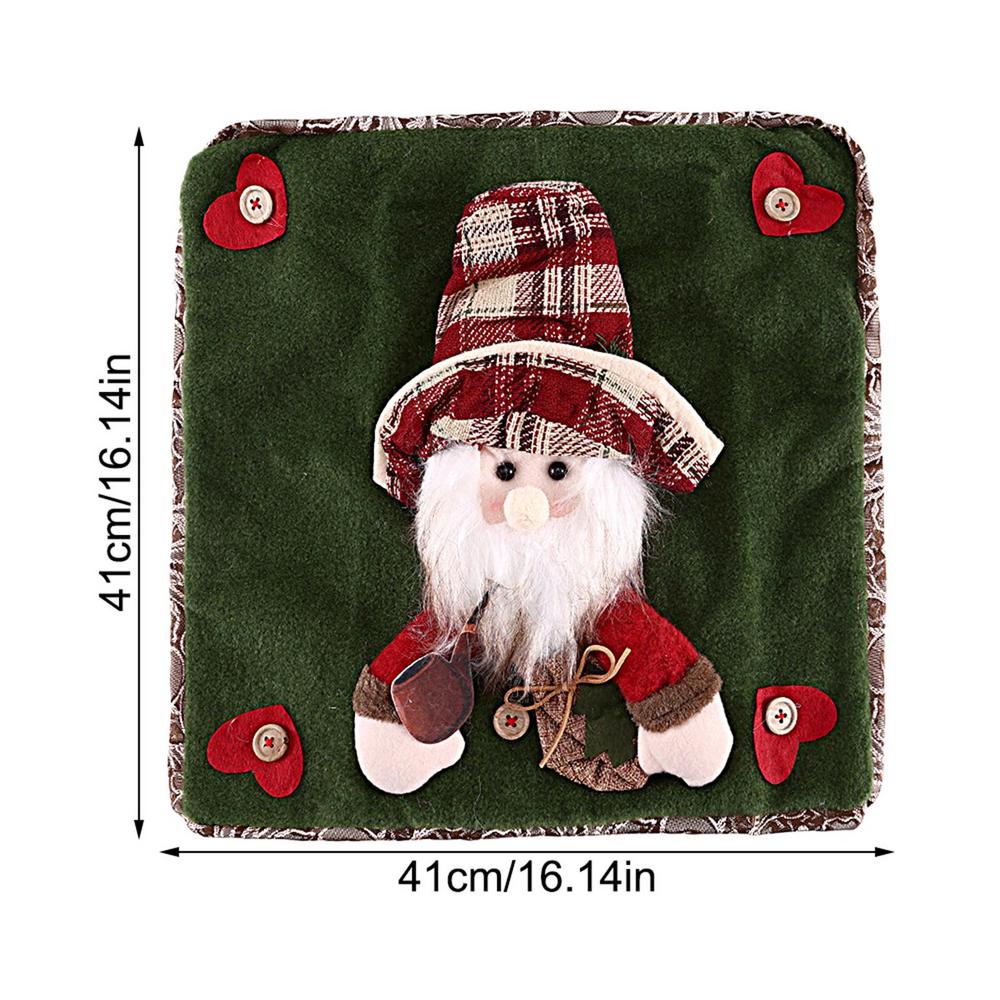 

Рождественская наволочка 16x16 дюймов, мягкая наволочка, чехол для подушки с 3D-дизайном куклы, для дома, гостиной, спальни, дивана, дивана-кровати, автомобиля белый