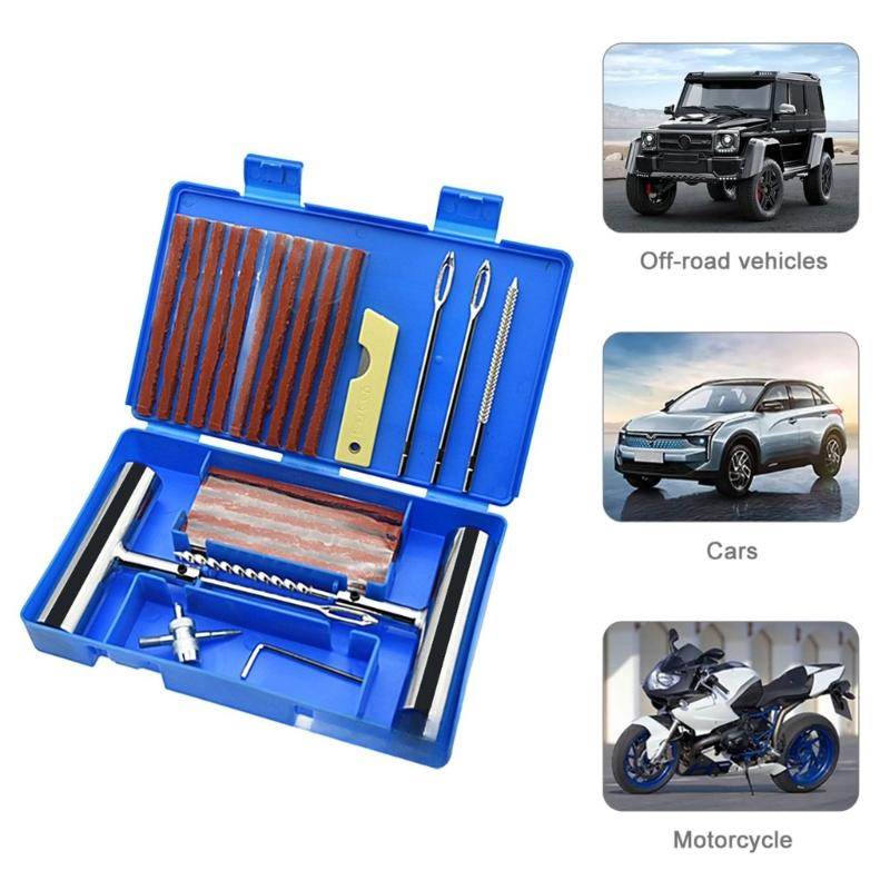 Efficient Car Tyre Repair Set Car Punctured Tyre Repair Set Emergency Fixing Set