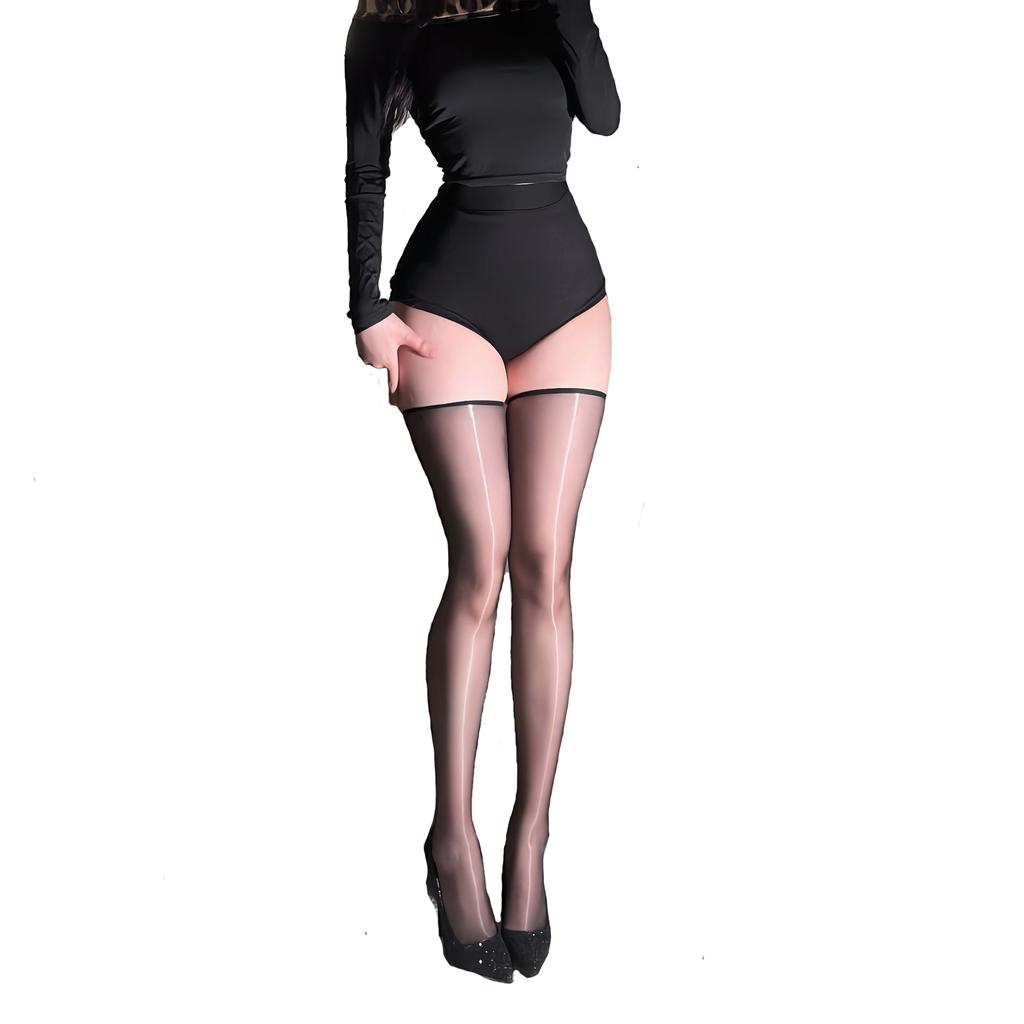 Sexy High Stockings Smooth Horse Oil Socks Shiny Glossy Pantyhoseanti-Hook Gloss Pantyhose Aurora Stockings Long Socks