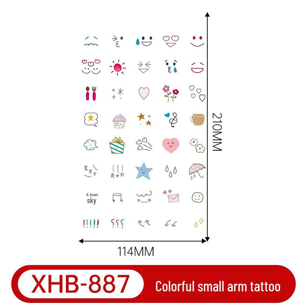 Colorful Butterfly Tattoo: Long-lasting, Waterproof, Semi-permanent Arm Art for a Fresh, Cool Look