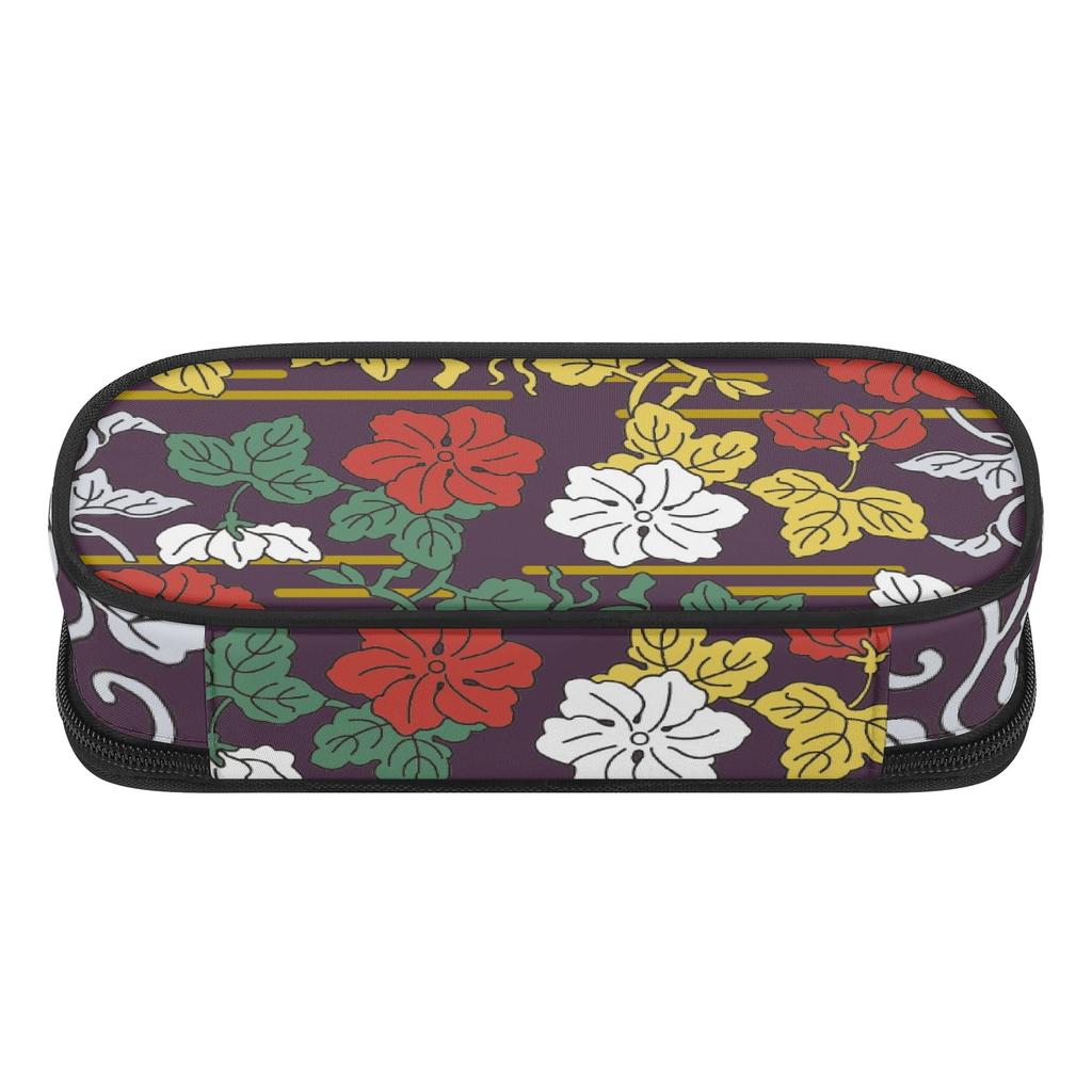 Pencil Pouch High Capacity 300D Polyester Zip Around Closure with Mesh Pocket Removable Divider and Pen Slots for Boys Girls