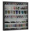 Wall-Mounted Display Case, 6 Adjustable Shelves, 2 Sliding Glass Doors, 80 x 9.5 x 83 cm