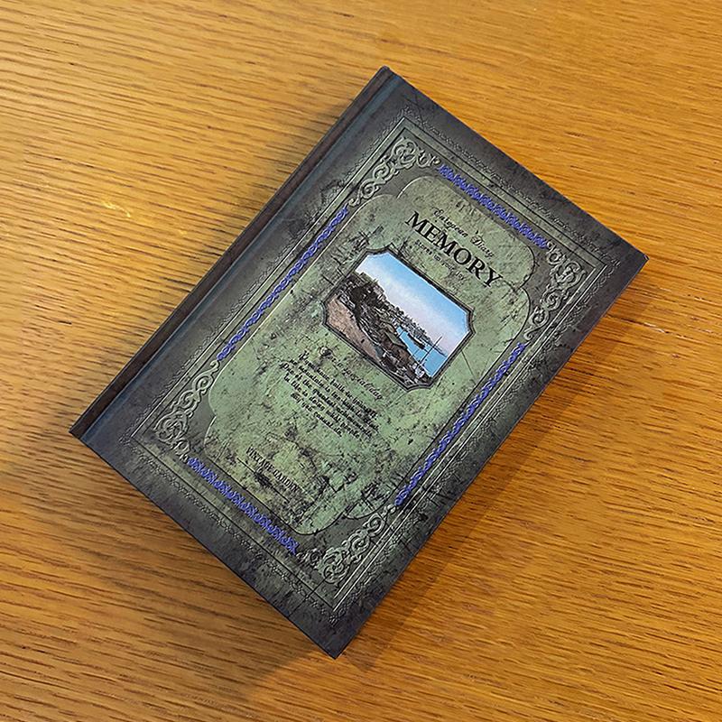 

European Retro Thicked Magic Notebook Creative A5 Diary Book Classical Gifts For Students зелений