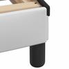 Viana  Bed Frame without Mattress White and Black 180 x 200 cm Faux Leather