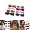 Fashion Women Oval Frame Sunglasses Small Glasses Ladies Retro Sun Glasses With Premium Quality Materials