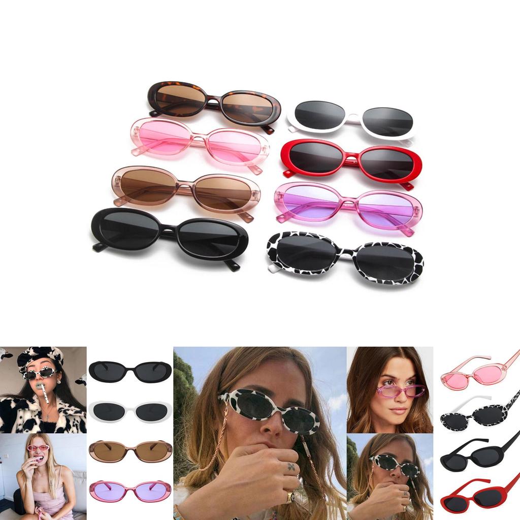 Fashion Women Oval Frame Sunglasses Small Glasses Ladies Retro Sun Glasses With Premium Quality Materials
