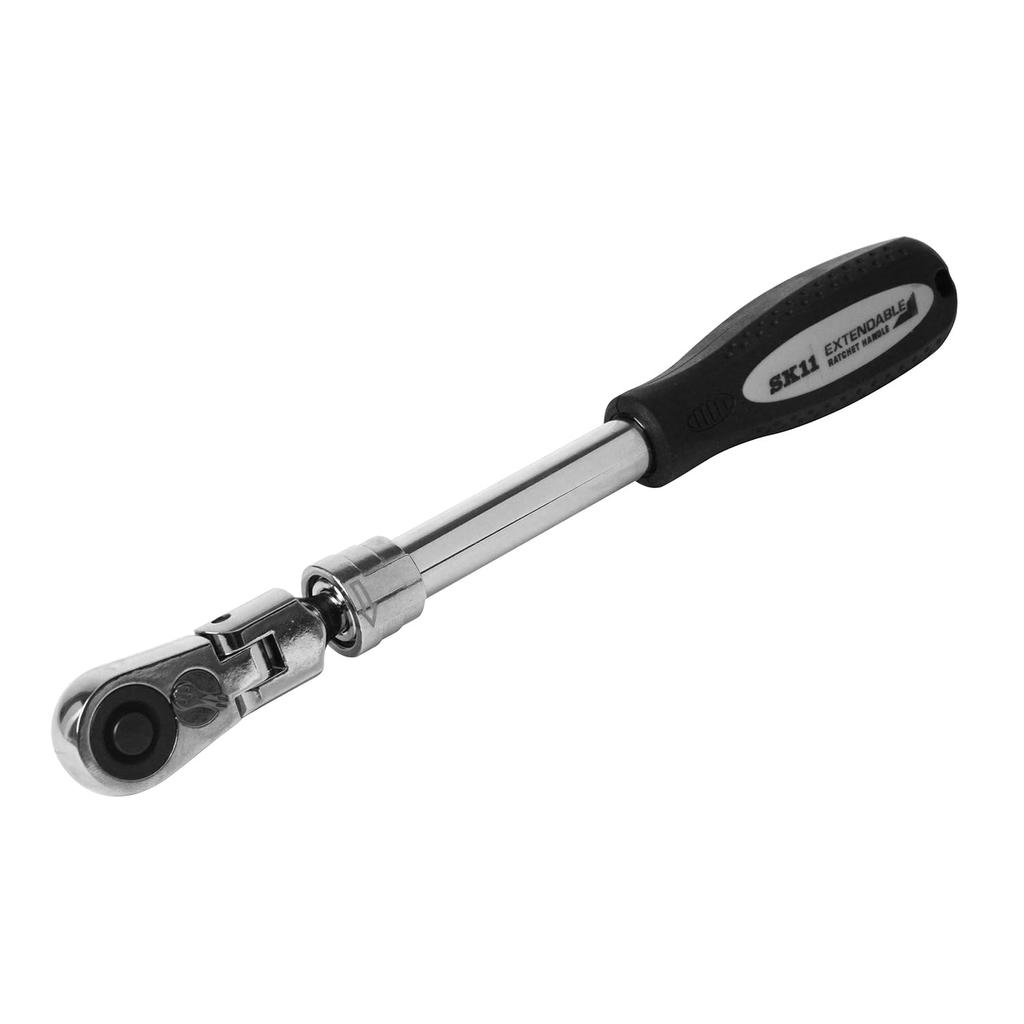 SK11 Telescoping Flex Ratchet Square Length SRH3CEF (SK11) Handle, 9.5mm Drive, 6-Level Adjustment,