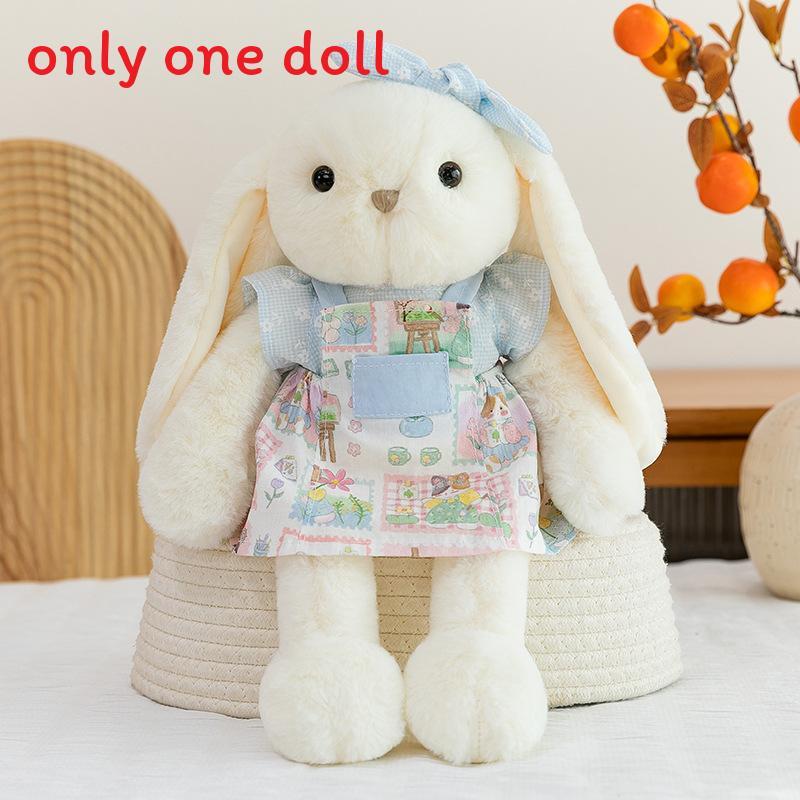 Cute Cartoon Bunny Plush Toy With Pp Cotton Filling For Kids Gift And Sleep Companion