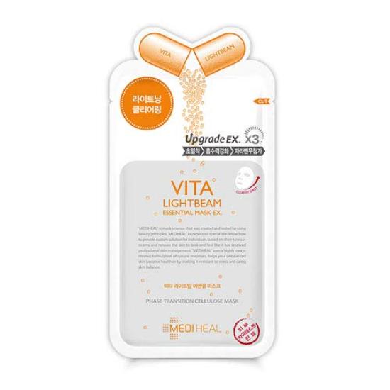 

Mediheal Vita Lightbeam Essential Mask EX 10 листов x 3 Vita Lightbeam Essential Mask EX [Оригинальный продукт] / (Mediheal 10лист3)