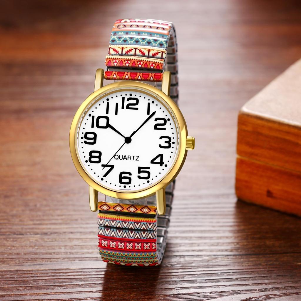 Women's Watch with Stainless Steel Strap, Analog, and Waterproof Design: Bohemian Antique Fashion Accessory - Perfect Valentine's Day or Christmas