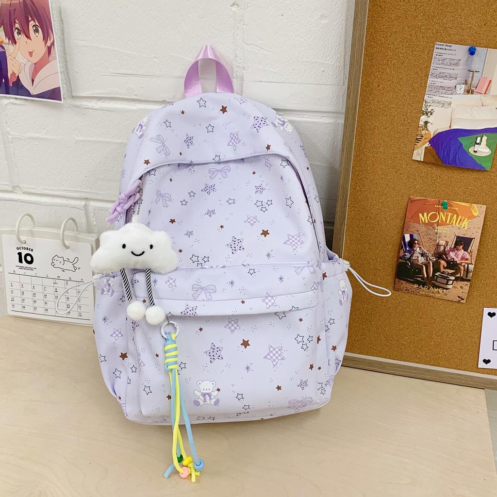 Simplicity, Versatility, High Aesthetics, Elementary School Backpack, Cute Cartoon, High School Student, Junior High School Student Backpack