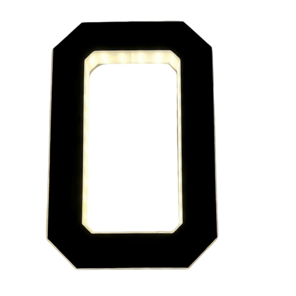 Waterproof Solar Lighted House Numbers Light No Wiring LED Address Numbers Signs Outdoor