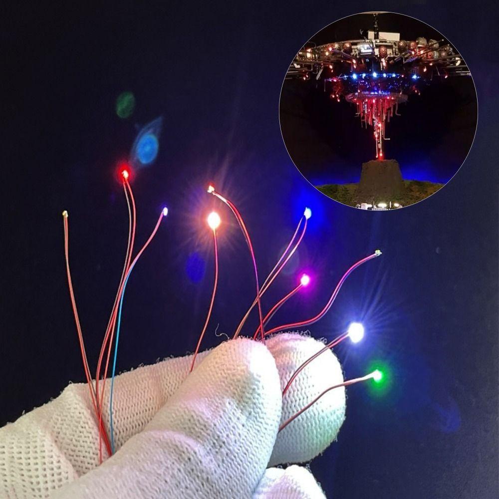 5pcs 0603 Figurines Building Blocks Wires DIY Materials Led SMD Wires  For Model Train