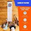 1 Set Mini Shuffleboard Curling Game Foldable Tabletop Curling Game Family Fun Board Games   School