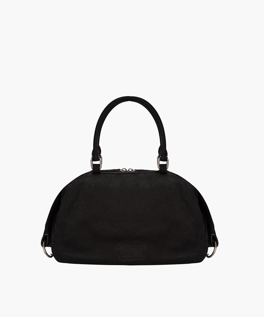Margesherwood Dumpling Tote_Black Nubuck