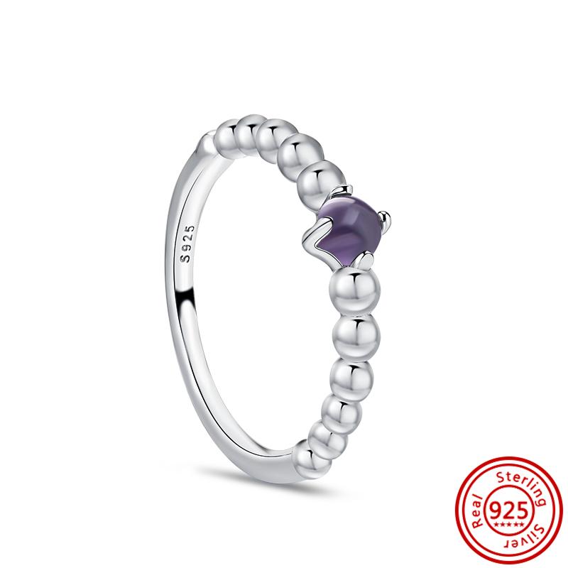 Inel de Deget Inimă Roșie Inele cu Zircon Strălucitor Zircon Spumos Pentru Femei Cupru Sterling 925 Nuntă Logodnă Petrecere Cadouri de Lux