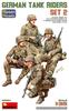 Miniart German Tank Crew Member Set Resin Head Plastic Model MA53024 1/35 2, Parts, 4-Piece Set, Kit,